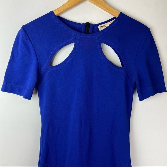 Emilio Pucci- Mini Blue Dress - Picture 2 of 10